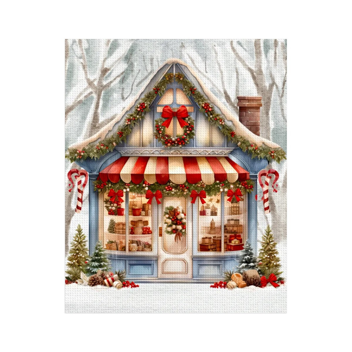 Ye Olde Christmas Shoppe Winter Diamond Painting Kit image_2