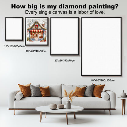 Ye Olde Christmas Shoppe Winter Diamond Painting Kit image_5