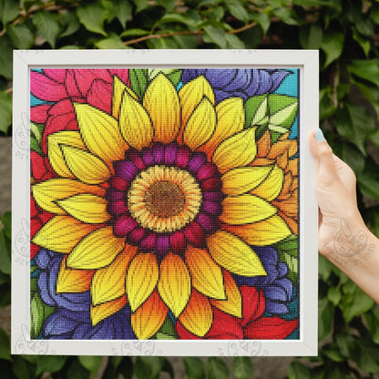 Artdiystudio Add A Burst Of Color With Radiant Sunburst Bloom Diamond Art 2