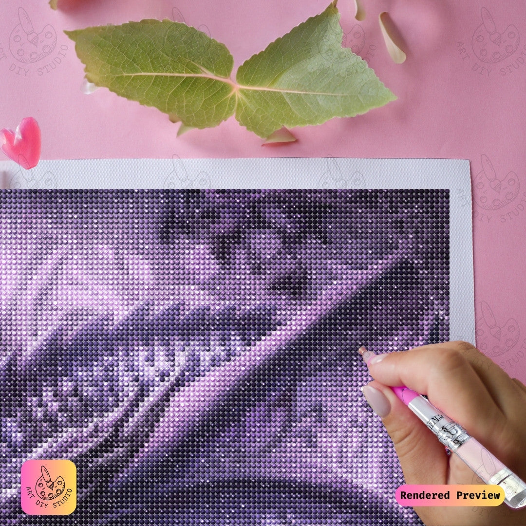 Artdiystudio Amethyst Dragon Whisper Diy Diamond Painting Kit A Gothic Fantasy Masterpiece 4