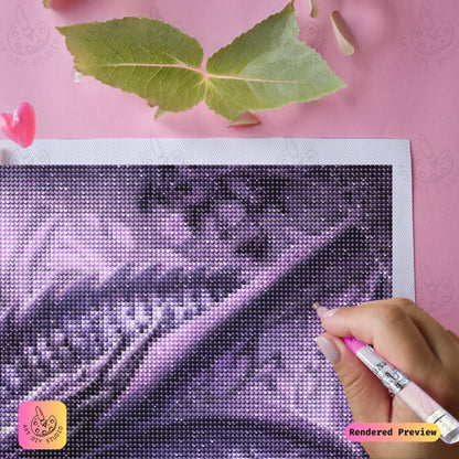 Artdiystudio Amethyst Dragon Whisper Diy Diamond Painting Kit A Gothic Fantasy Masterpiece 4