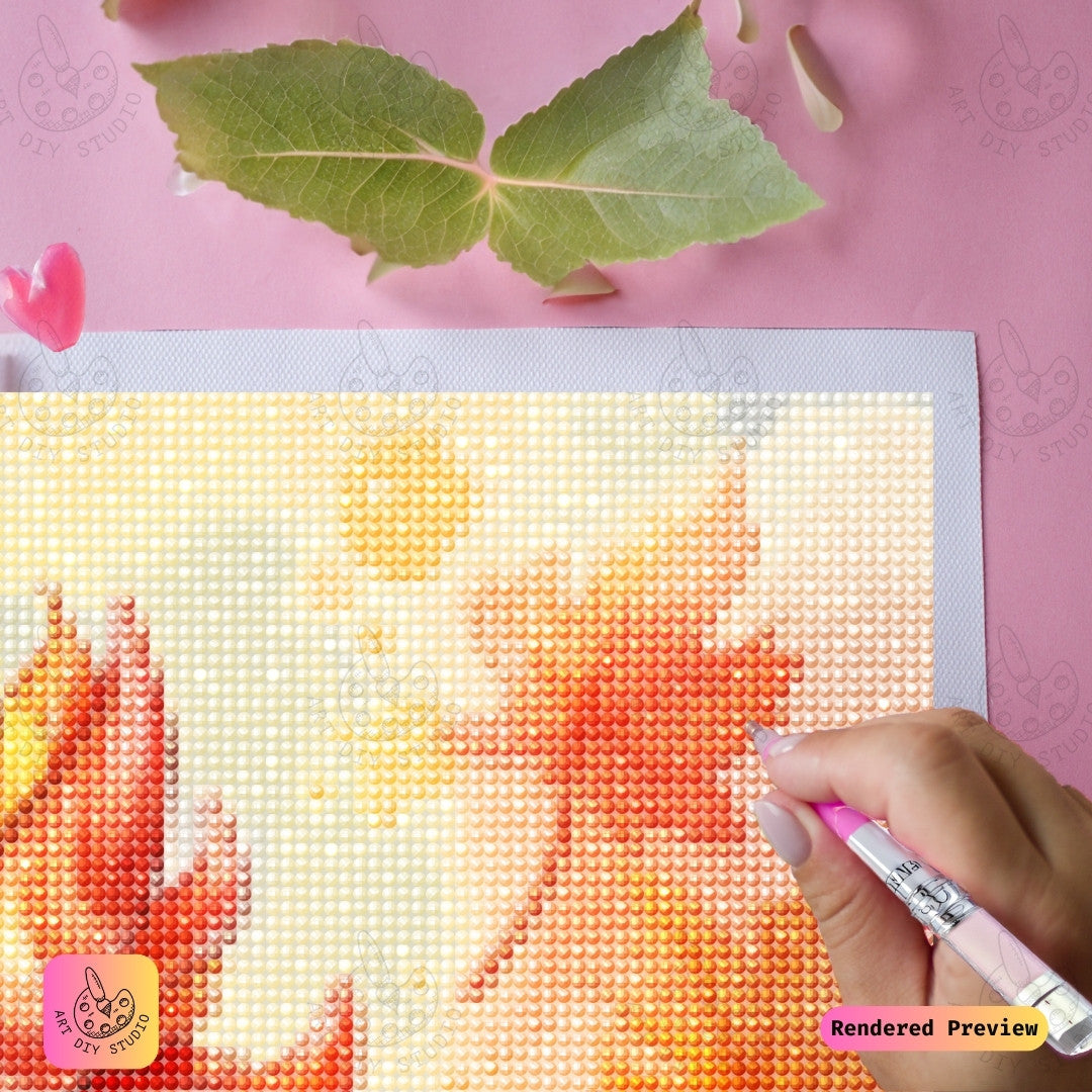 Artdiystudio Autumn Ember Hatchling Diy Diamond Painting Kit A Cute And Cozy Creation 4