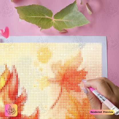 Artdiystudio Autumn Ember Hatchling Diy Diamond Painting Kit A Cute And Cozy Creation 4