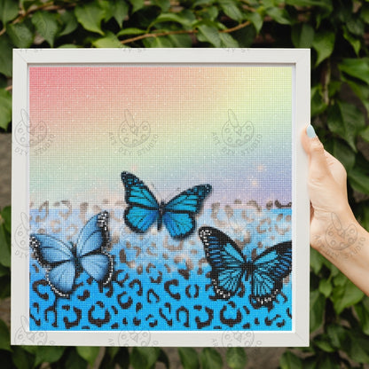 Artdiystudio Blue Butterfly Dreams Diamond Painting Kit Let Your Imagination Soar 3