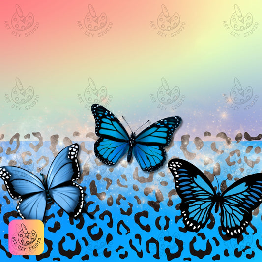 Artdiystudio Blue Butterfly Dreams Diamond Painting Kit Let Your Imagination Soar 8