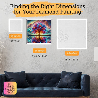 Artdiystudio Bring The Universe To Life With Cosmic Tree Of Dreams Diamond Art Kit 2