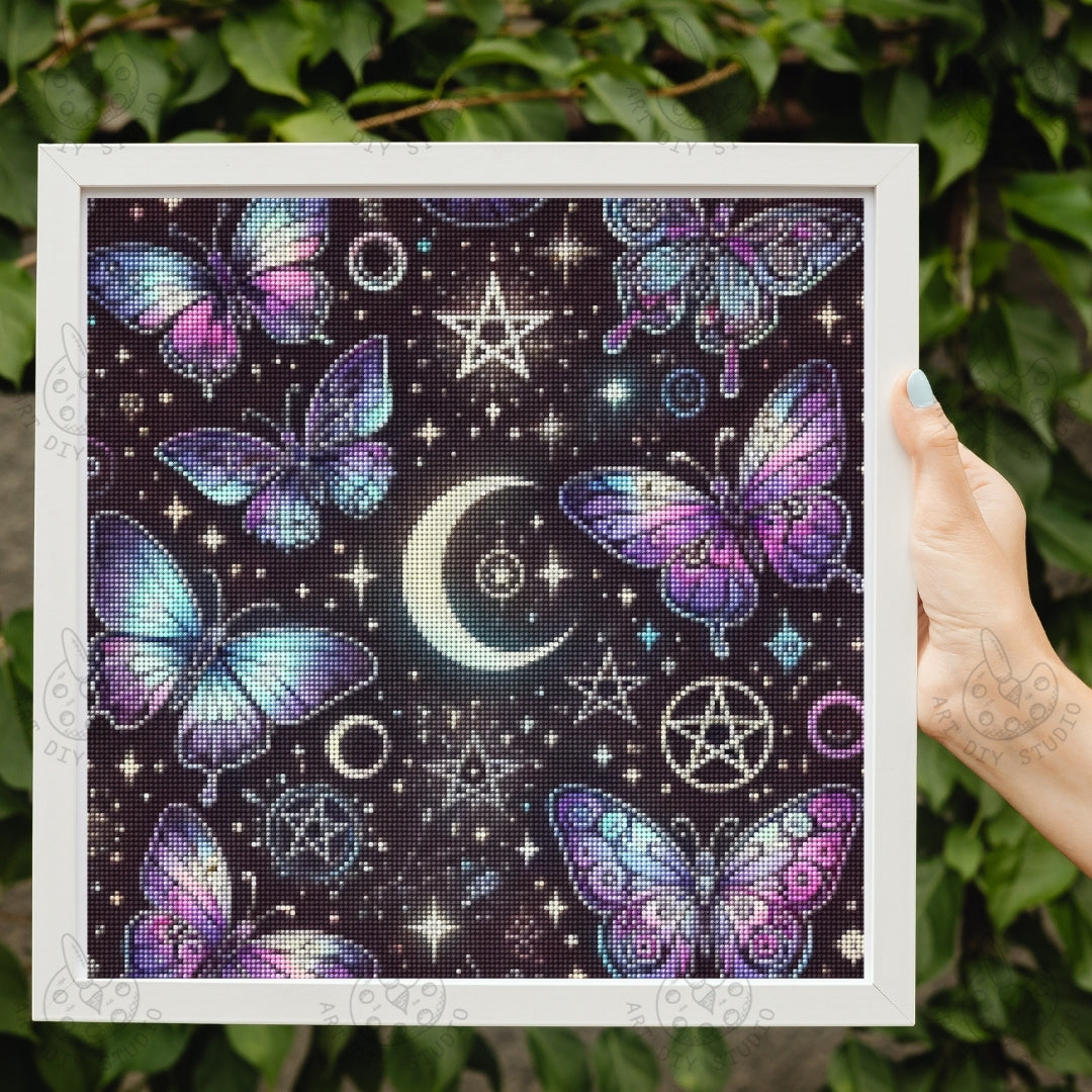 Artdiystudio Celestial Butterfly Whispers Mystical Diy Diamond Painting Kit For Dreamers Product Image 3