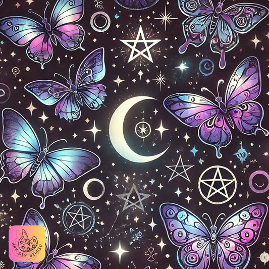 Artdiystudio Celestial Butterfly Whispers Mystical Diy Diamond Painting Kit For Dreamers Product Image 8
