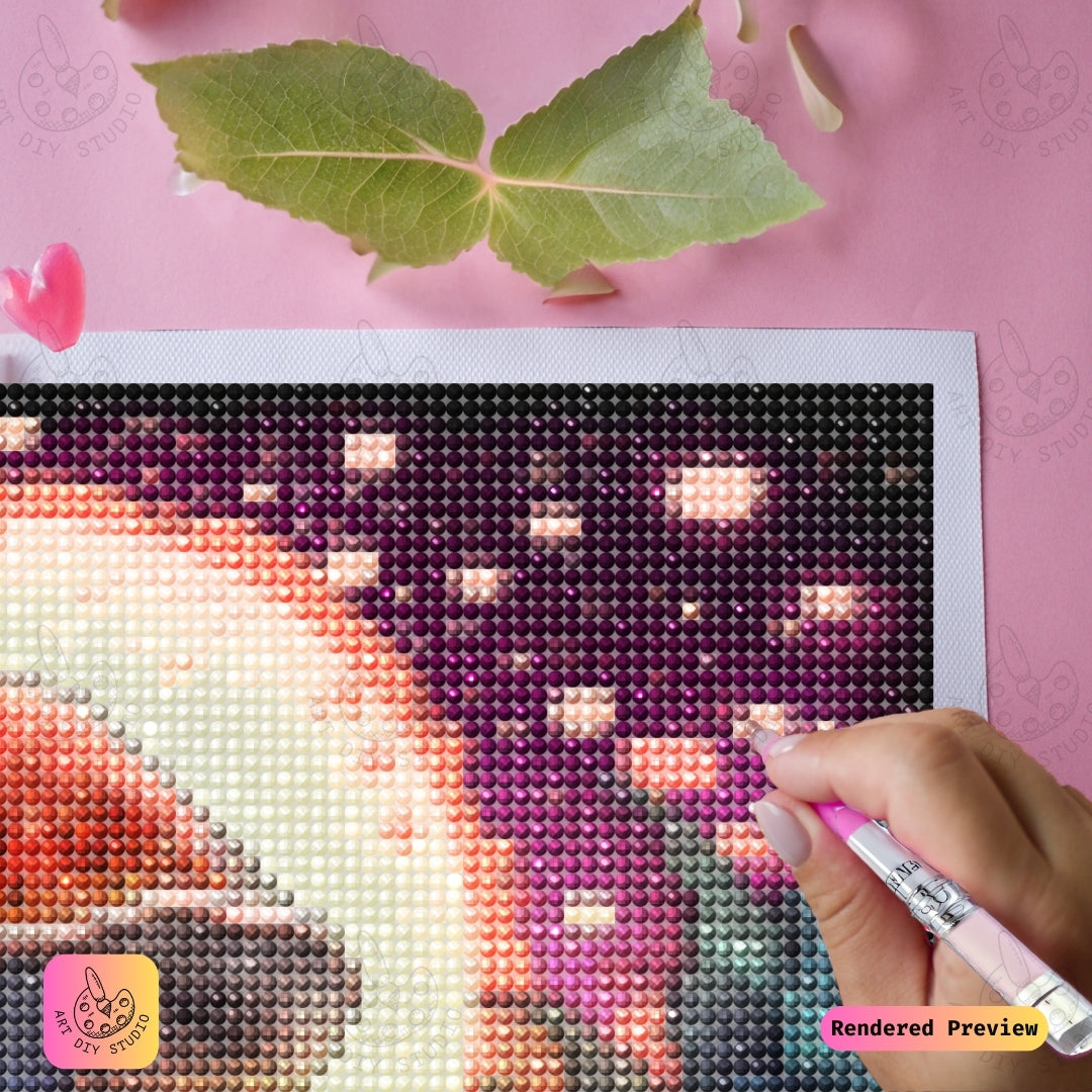 Artdiystudio Celestial Mushroom Majesty Diy Diamond Painting Kit A Mystical Glow In The Forest 4