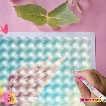 Artdiystudio Celestial Wings Unicorn Diy Diamond Painting Kit A Majestic Fantasy Flight 4