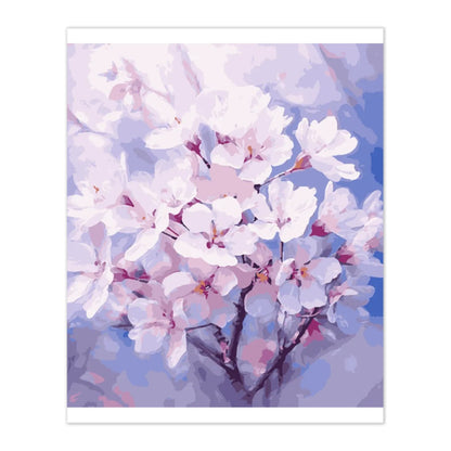 Artdiystudio Cherry Blossom Serenity Paint By Numbers Kit A Tranquil Floral Masterpiece