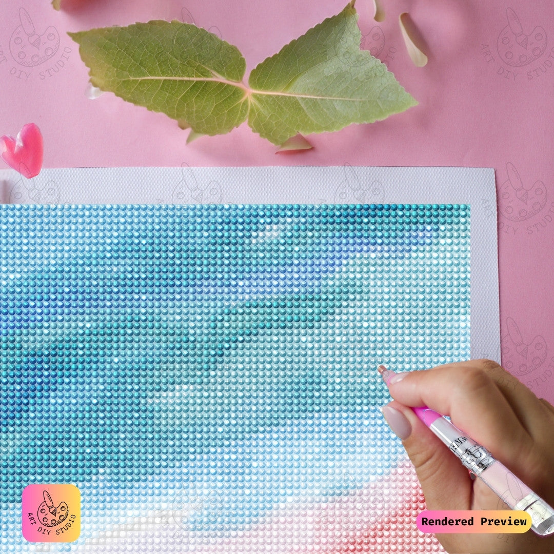 Artdiystudio Coastal Serenity Dream Diy Diamond Painting Kit A Vibrant Seaside Escape 4