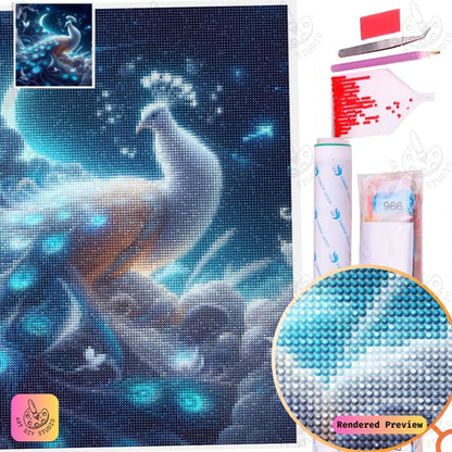 Artdiystudio Cosmic Peacock Dream Diy Diamond Painting Kit A Journey Into The Stars 2