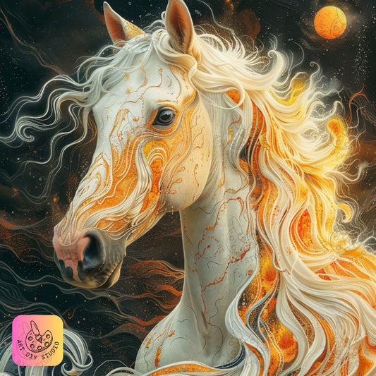 Artdiystudio Craft A Fiery Masterpiece With Solar Blaze Diamond Art 8
