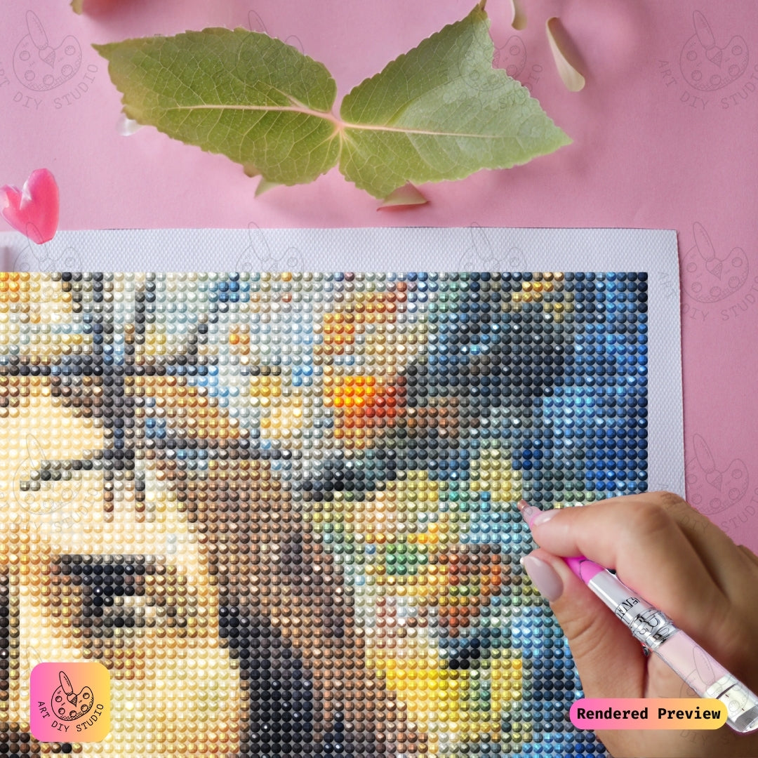 Artdiystudio Crown Of Devotion Diy Diamond Painting Kit A Tribute To Sacred Strength 4