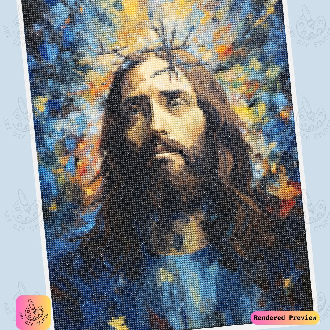 Artdiystudio Crown Of Devotion Diy Diamond Painting Kit A Tribute To Sacred Strength 6