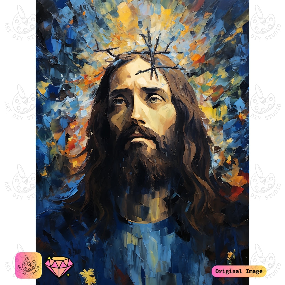 Artdiystudio Crown Of Devotion Diy Diamond Painting Kit A Tribute To Sacred Strength