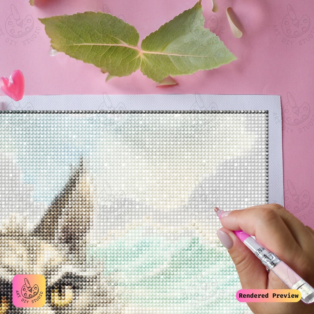 Artdiystudio Daring Wolf Voyage Diy Diamond Painting Kit An Ocean Adventure Tale 4