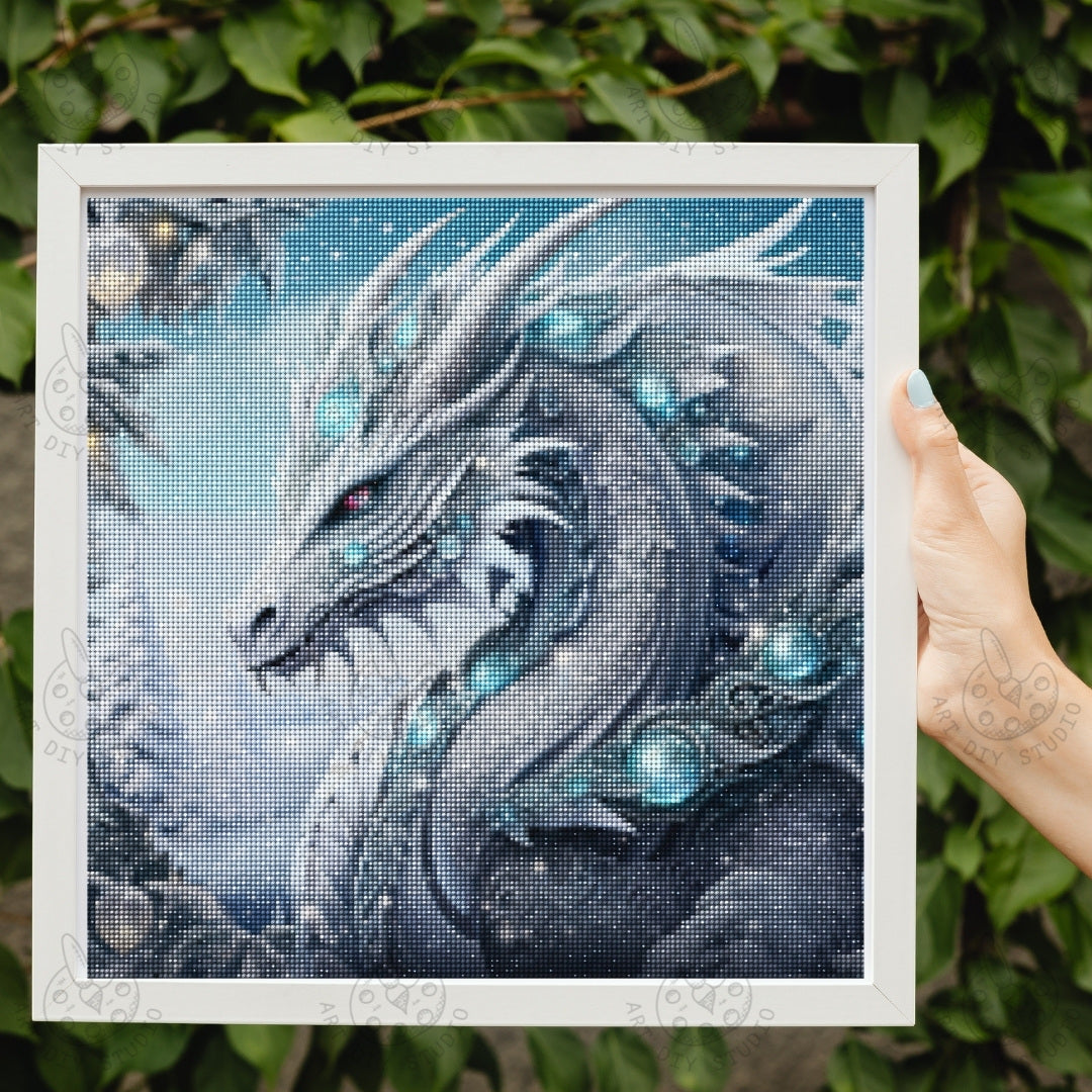 DIY Dragon Diamond Painting Kit Product Image Artdiystudio.com