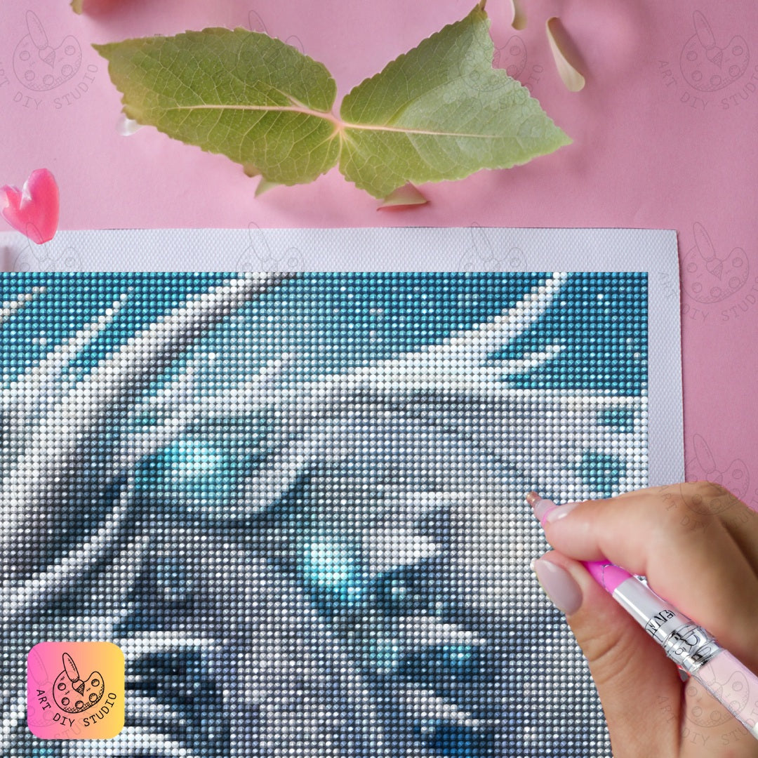 DIY Dragon Diamond Painting Kit Product Image Artdiystudio.com