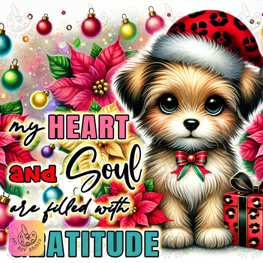 DIY Puppy Christmas Diamond Painting Kit Product Image Artdiystudio.com