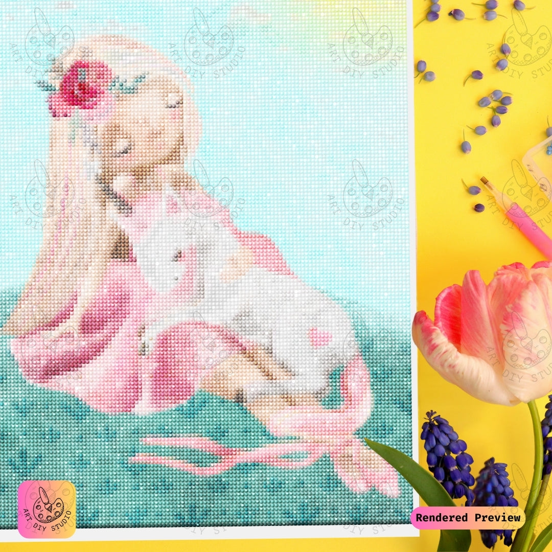 Artdiystudio Dreamy Unicorn Embrace Diy Diamond Painting Kit A Sweet Touch Of Whimsy 3