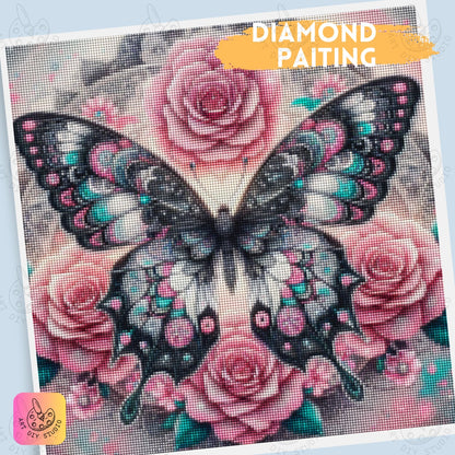 Artdiystudio Enchanted Butterfly Bliss Diamond Painting Kit A Whimsical Elegant Craft Product Image 5
