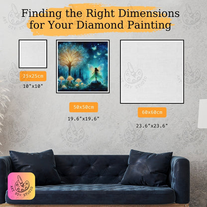 Artdiystudio Enchanted Forest Glow Diy Diamond Painting Kit Step Into A Magical World Product Image 2