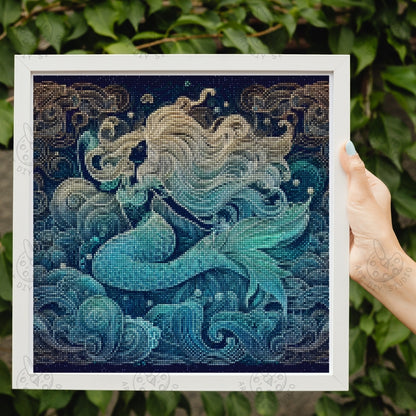 Artdiystudio Enchanted Oceanic Queen Diy Diamond Painting Kit A Mystical Masterpiece Product Image 3