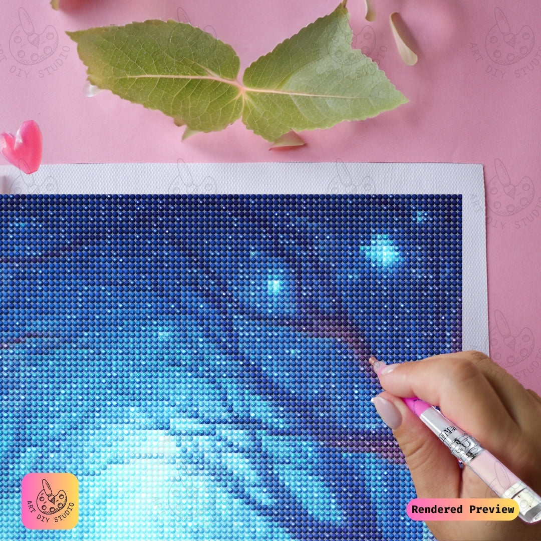 Artdiystudio Enchanted Peacock Flight Diy Diamond Painting Kit A Journey Into A Magical World 3