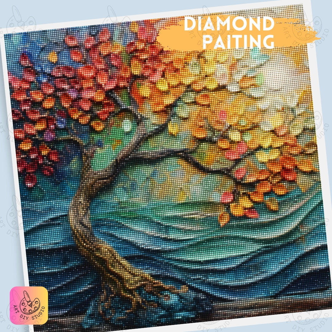 Artdiystudio Eternal Fall Whisper Diamond Painting Kit A Tranquil Nature Masterpiece 5