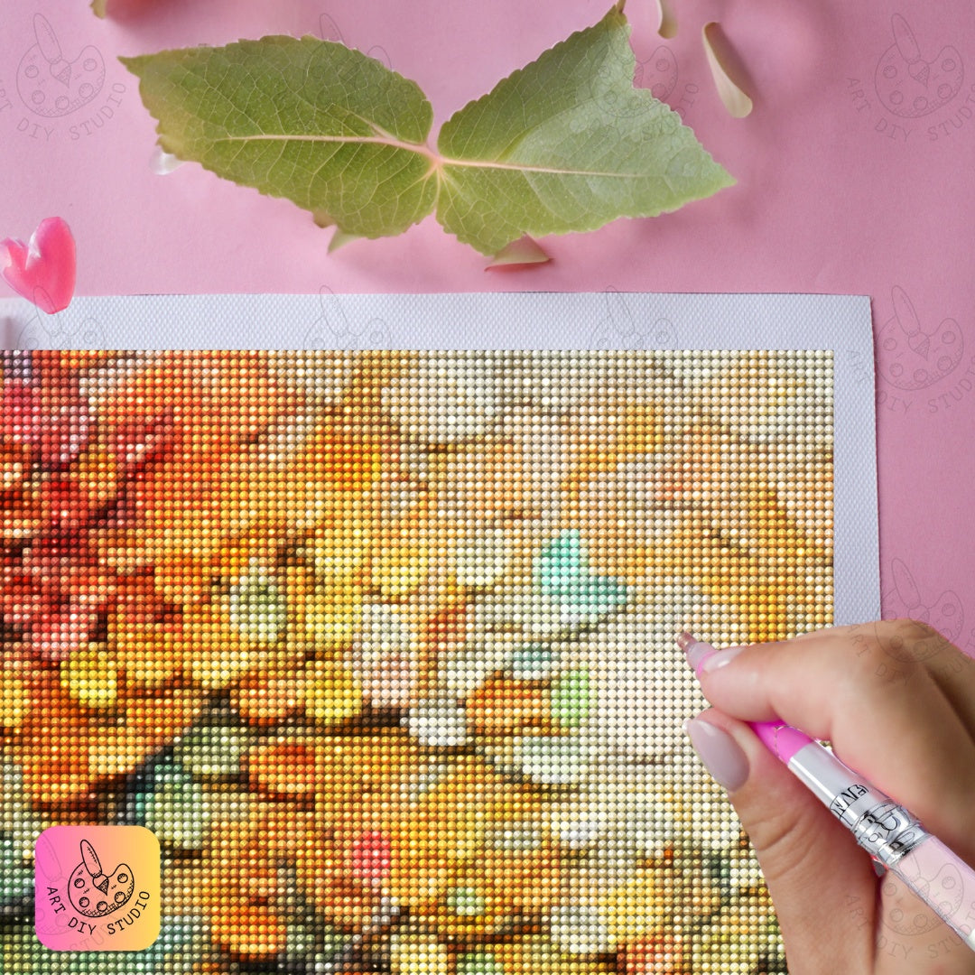 Artdiystudio Eternal Fall Whisper Diamond Painting Kit A Tranquil Nature Masterpiece 6