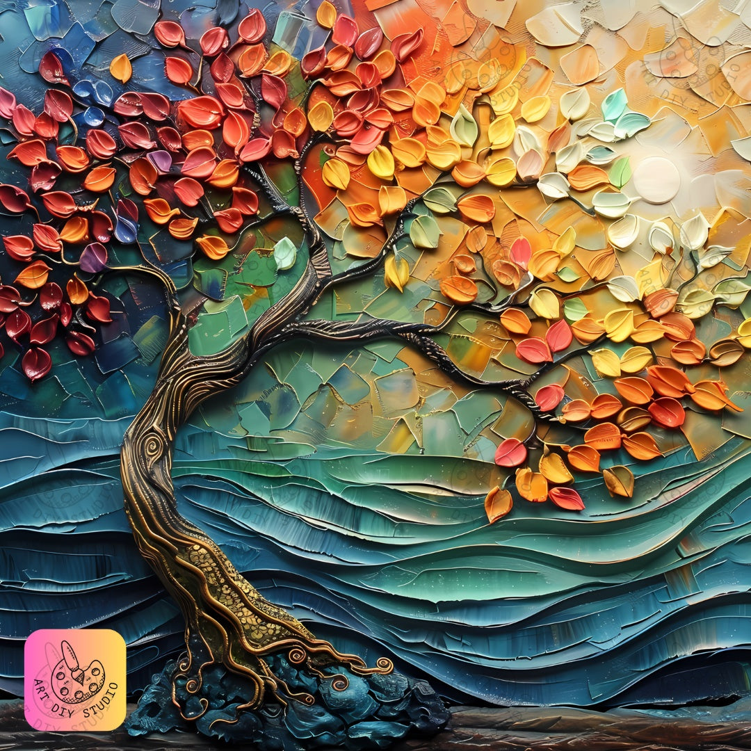 Artdiystudio Eternal Fall Whisper Diamond Painting Kit A Tranquil Nature Masterpiece 8