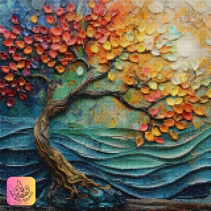 Artdiystudio Eternal Fall Whisper Diamond Painting Kit A Tranquil Nature Masterpiece