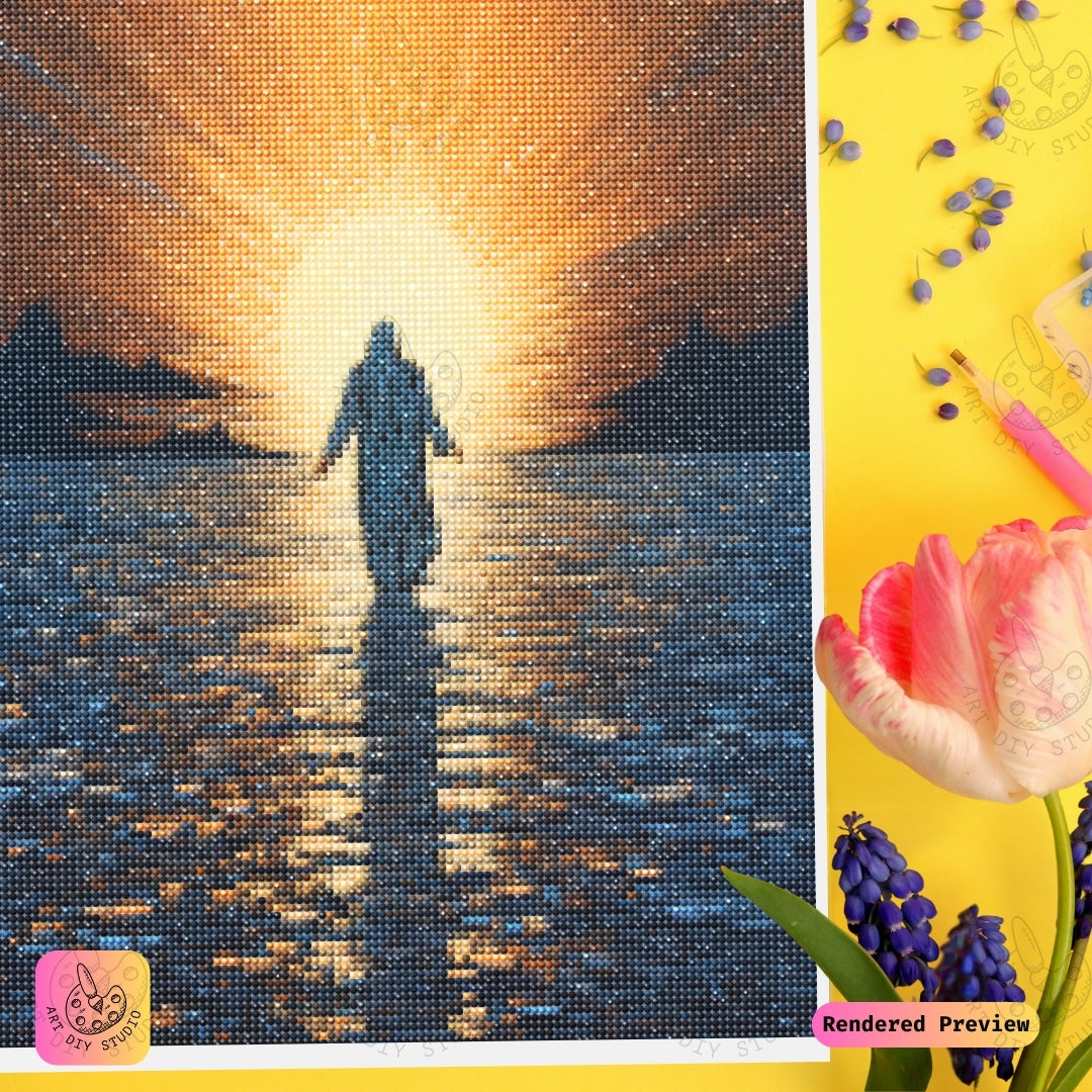 Artdiystudio Eternal Light Path Diy Diamond Painting Kit A Journey Of Radiant Faith 3