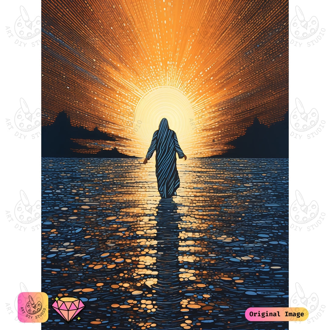 Artdiystudio Eternal Light Path Diy Diamond Painting Kit A Journey Of Radiant Faith