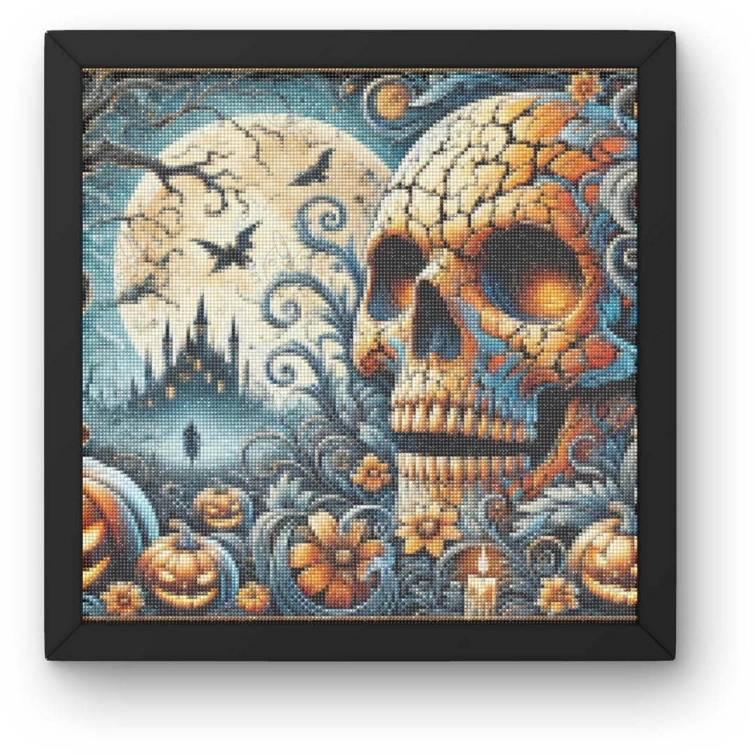 Artdiystudio Eternal Midnight Skull Diy Diamond Painting Kit Embrace The Darkness 3