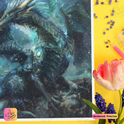Artdiystudio Eternal Night Warden Diy Diamond Painting Kit A Majestic Tale In Art 3