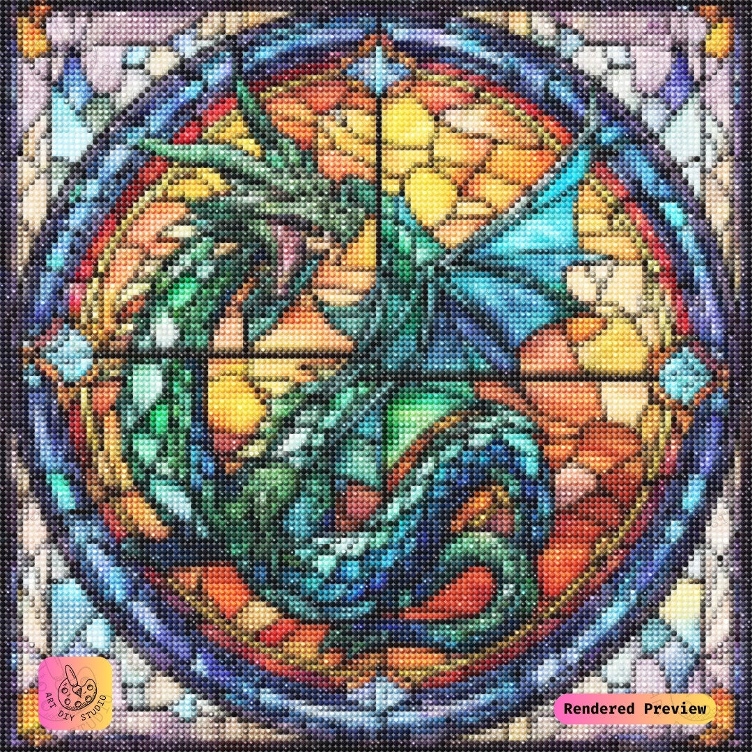 Artdiystudio Ethereal Winged Majesty Diy Diamond Painting Kit Luminous Fantasy Art 2