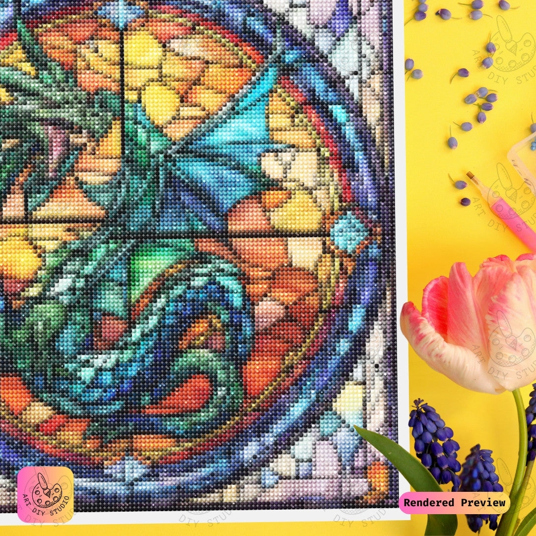 Artdiystudio Ethereal Winged Majesty Diy Diamond Painting Kit Luminous Fantasy Art 3