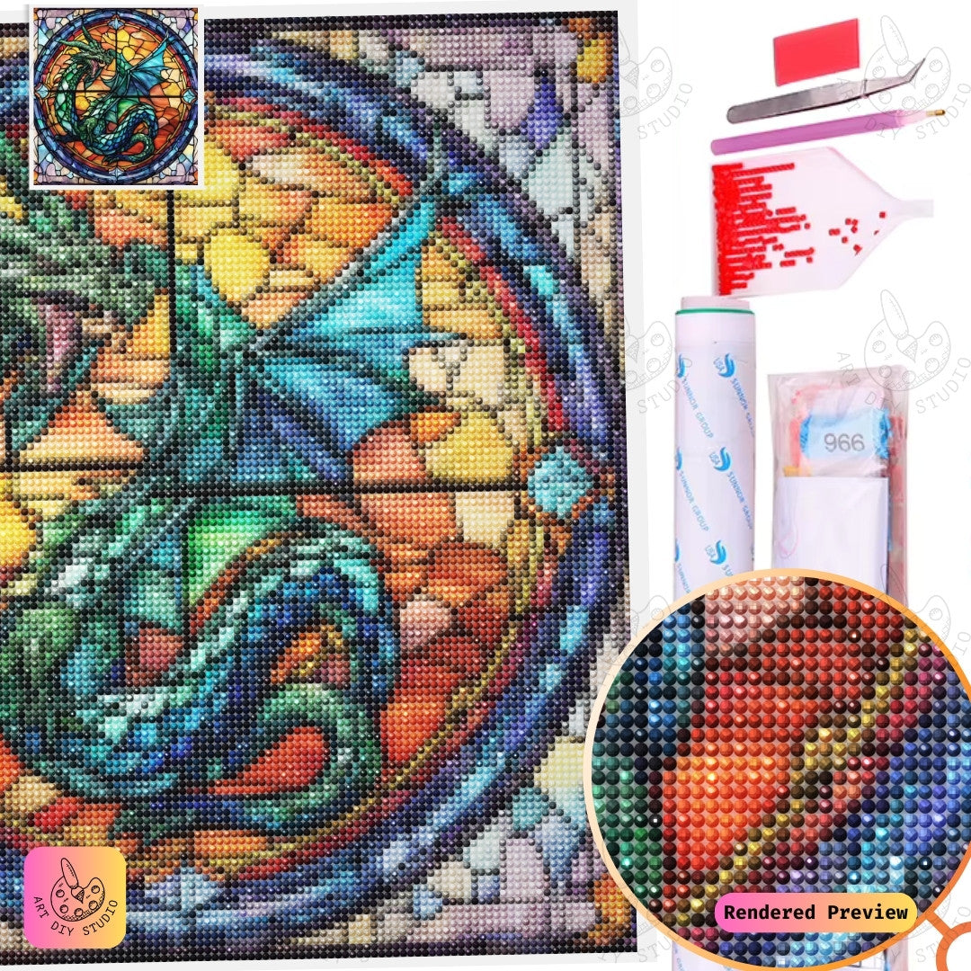 Artdiystudio Ethereal Winged Majesty Diy Diamond Painting Kit Luminous Fantasy Art 5