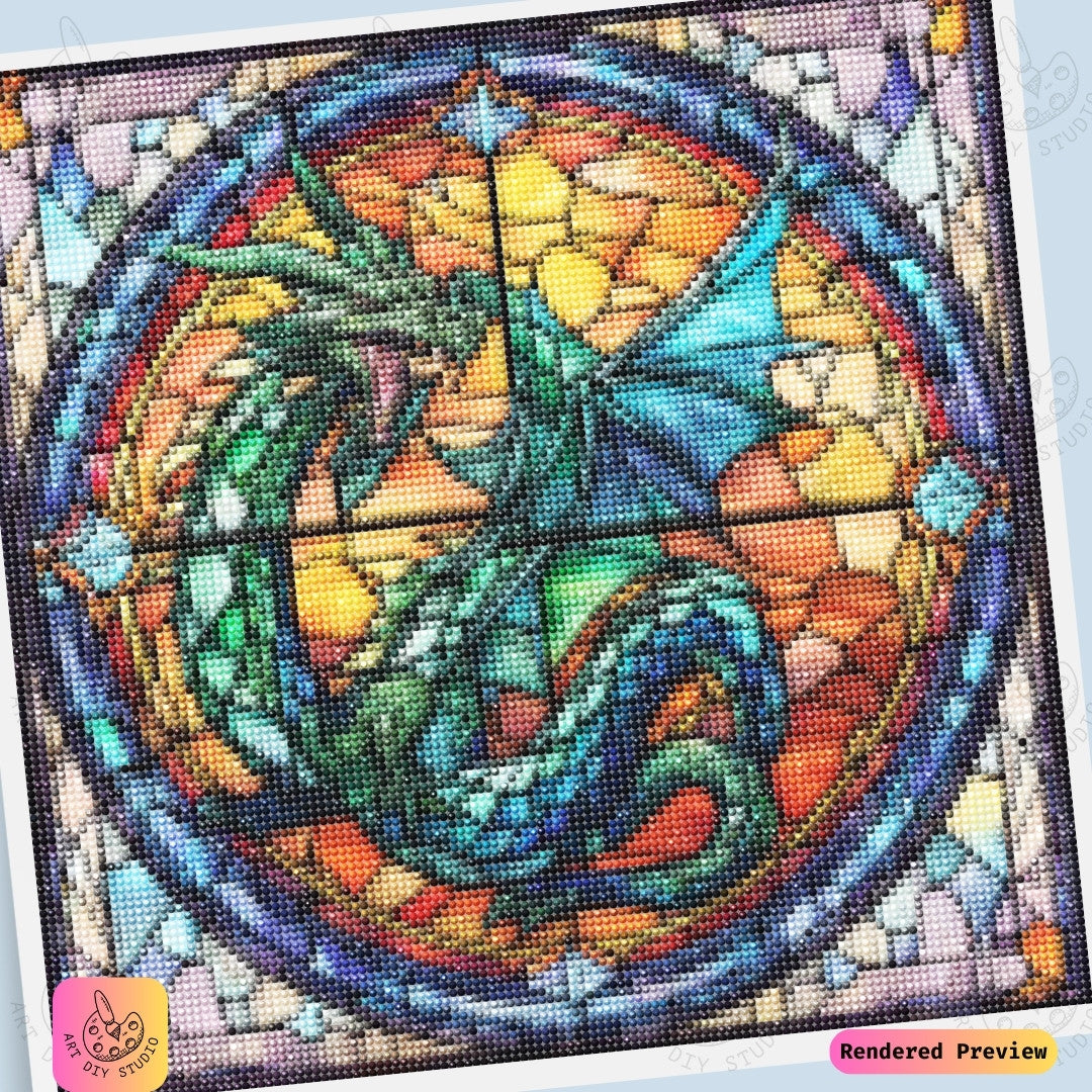 Artdiystudio Ethereal Winged Majesty Diy Diamond Painting Kit Luminous Fantasy Art 6