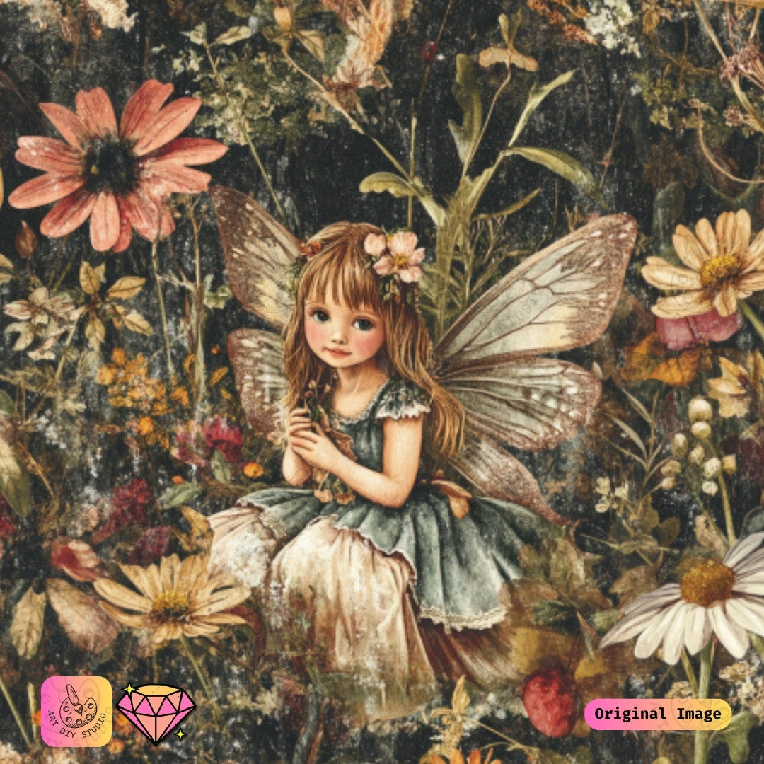 Artdiystudio Fairy Garden Whispers Diy Diamond Painting Kit A Magical Escape Into Nature