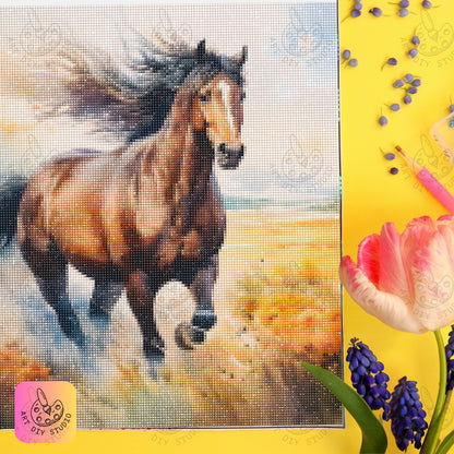 Artdiystudio Feel The Freedom With Spirit Of The Plains Diamond Art Kit 6