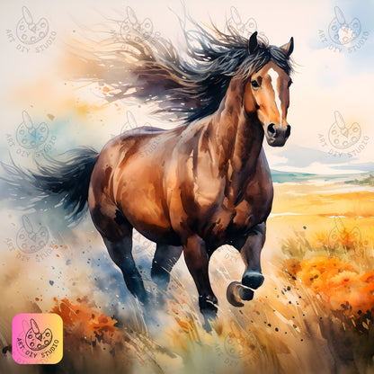 Artdiystudio Feel The Freedom With Spirit Of The Plains Diamond Art Kit 8