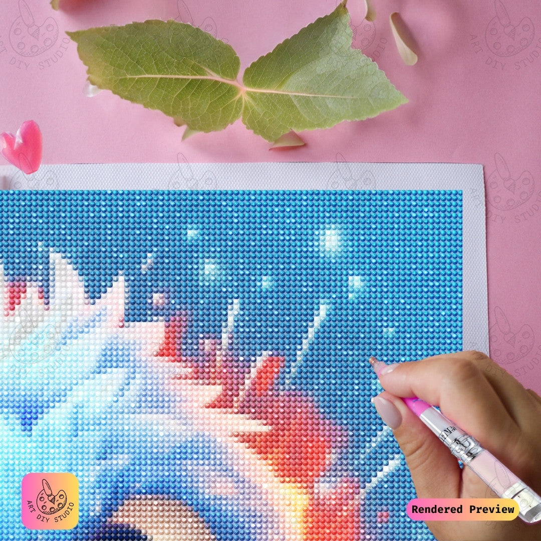 Artdiystudio Festive Fireworks Owl Diy Diamond Painting Kit A Celebration Of Cuteness And Patriotism 3