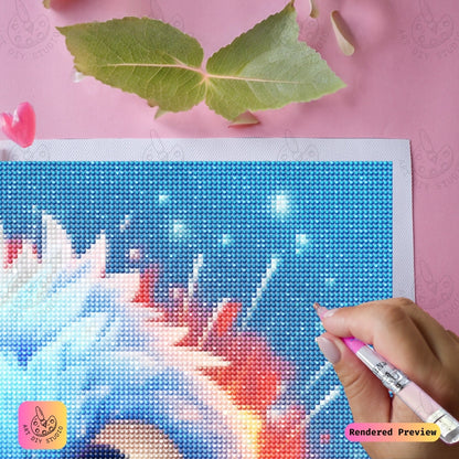 Artdiystudio Festive Fireworks Owl Diy Diamond Painting Kit A Celebration Of Cuteness And Patriotism 3