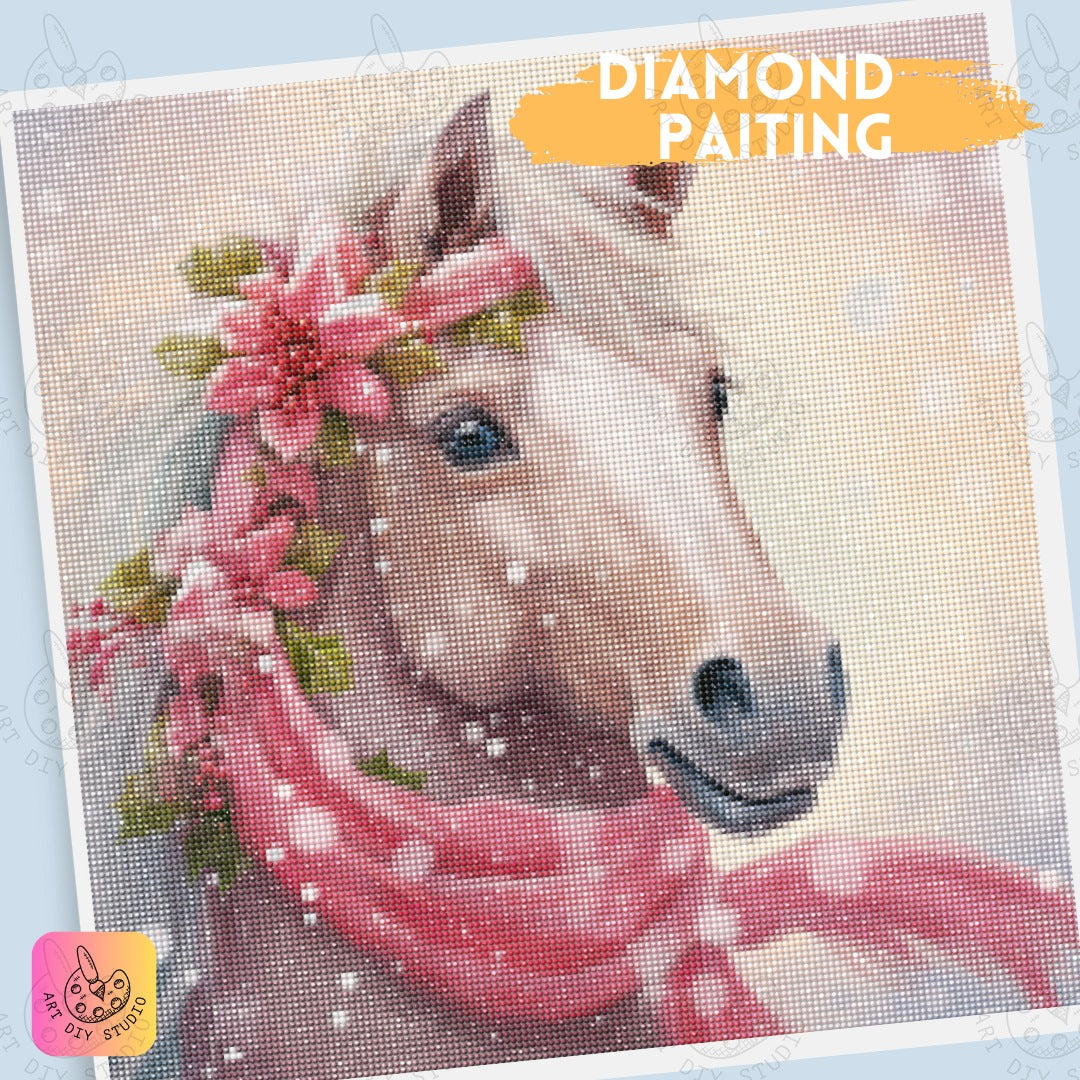 Artdiystudio Festive Spirit Mare Diamond Painting Kit Add Holiday Cheer To Your Decor 4