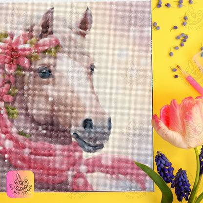 Artdiystudio Festive Spirit Mare Diamond Painting Kit Add Holiday Cheer To Your Decor 6