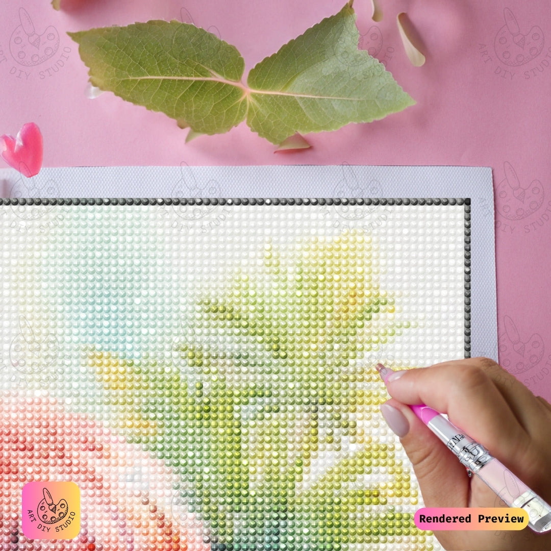 Artdiystudio Flamingo Paradise Diy Diamond Painting Kit A Tropical Oasis In Art 3